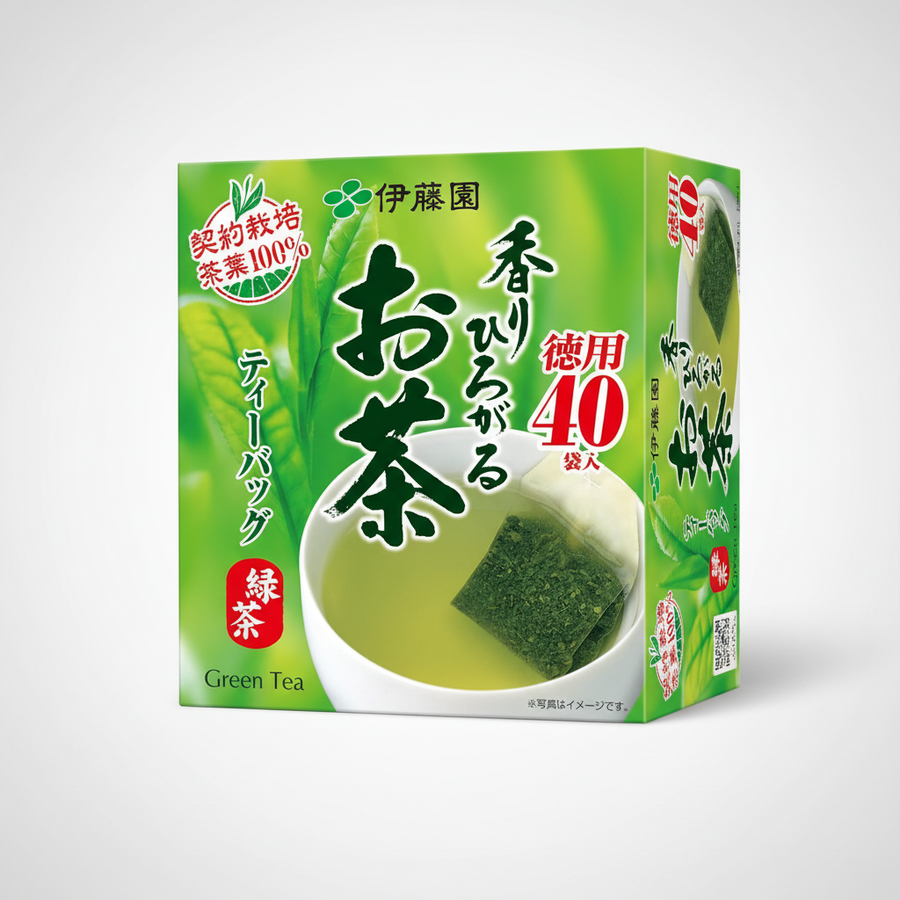 Traditional Japanese Itoen Fragrance Expanding Tea Green Tea Bag - Japanbasket Box Packaging