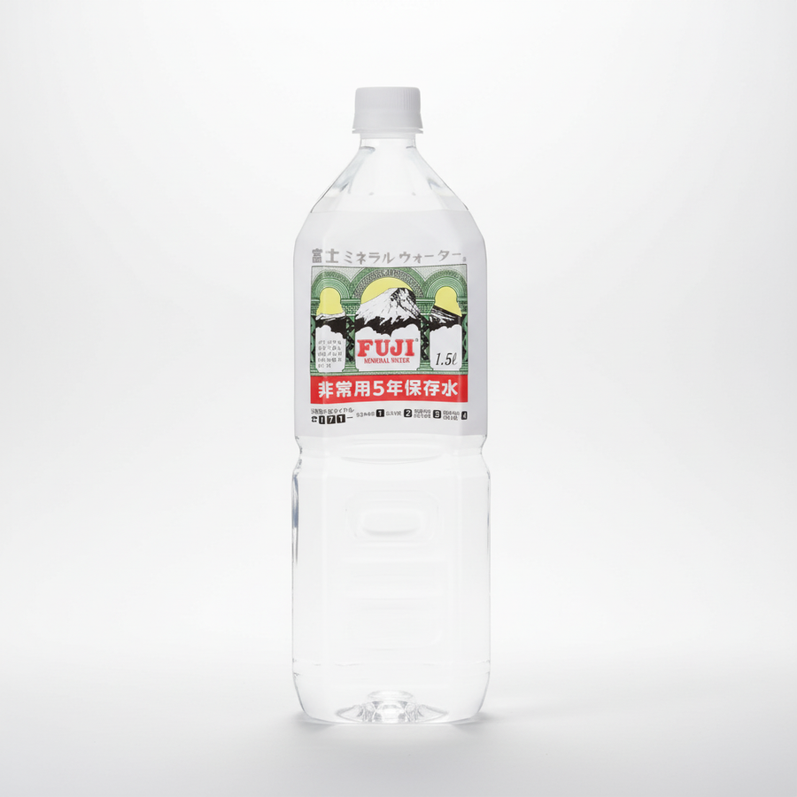 Japanese Fuji Mineral Water Emergency Storage Water - 1 Pieces Japanbasket Box Edition