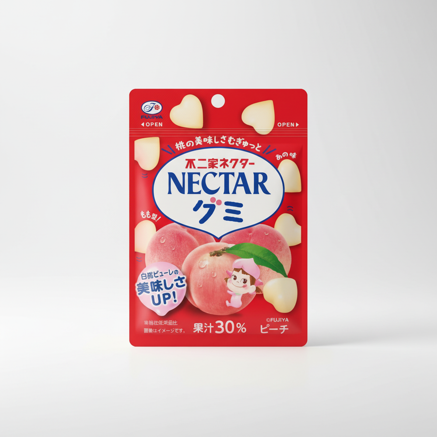 Japanese Fujiya Nectar Gummy (Peach) | Japanbasket Box Edition