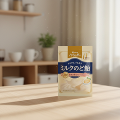 Japanese Kanro Non-Sugar Milk Throat Candy | Japanbasket Box Edition