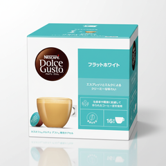 Japanese Nescafe Dolce Gusto Special Capsule, Flat White - Japanbasket Box Edition