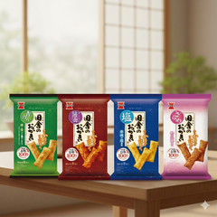 Iwatsuka Rice Crackers, Japanese Snack Box, Aonori, Sea Salt, Sugar - Asian Snacks