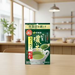 Japanese 伊藤園 おーいお茶おーいお茶 さらさら濃い茶 Powdered Tea - Japanbasket Box Edition