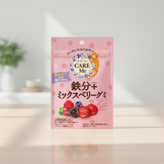 Japanese Cleat Care Me, Iron + Mixed Berry Gummies | Japanbasket Box Edition
