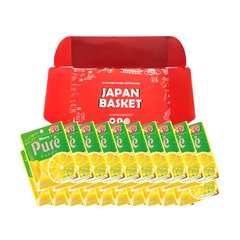 Japanese KANRO Pure Gummy Lemon Flavor | Japanbasket Box Edition