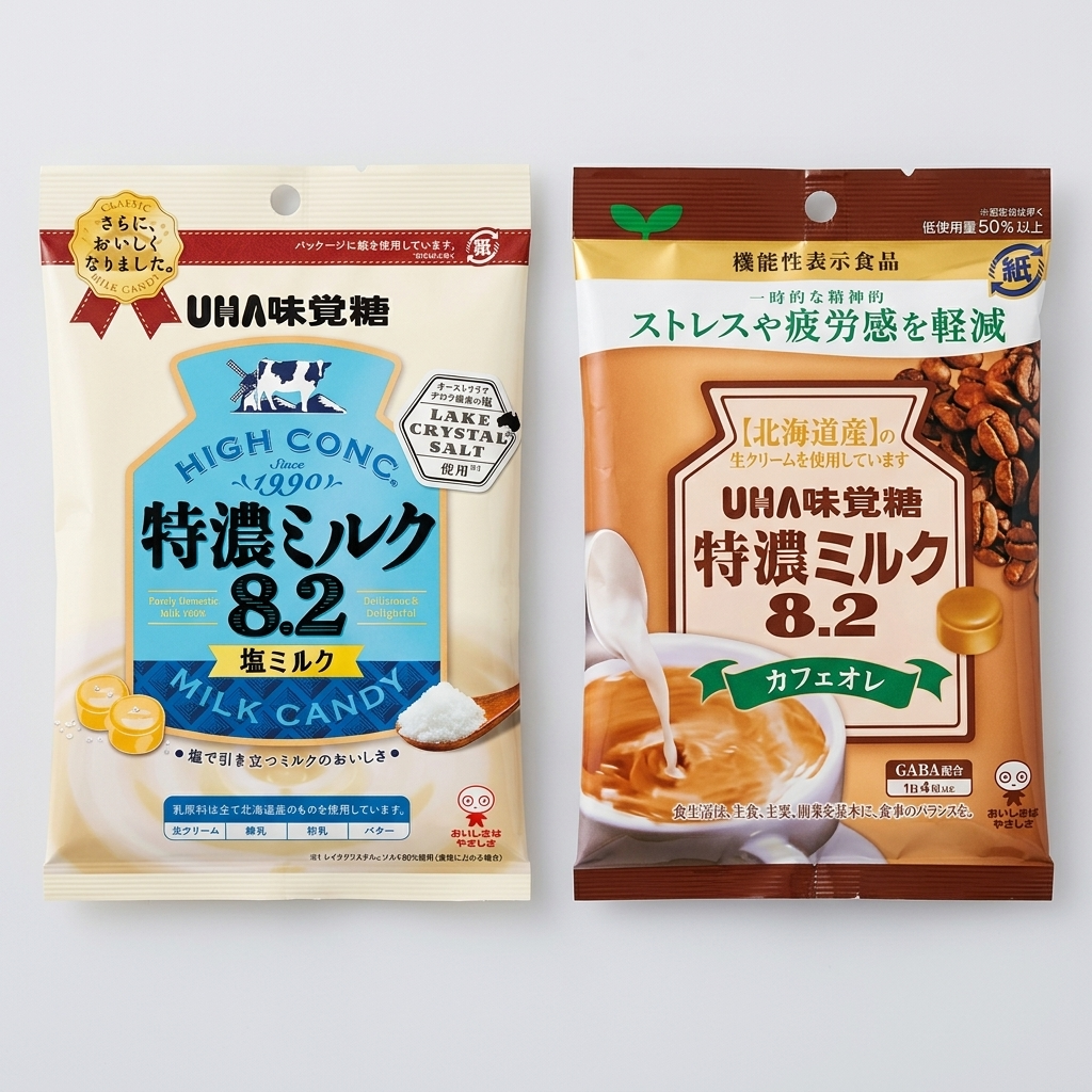 UHA Mikakuto Extra Rich Milk Candy Set, Japanese Candy Variety