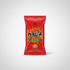 Bulk Koikeya Slim Bag, Stick Karamucho, Hot Chili Flavor Collection (Japanbasket Box)