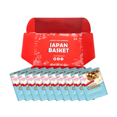 Japanese Ezaki Glico Cream Cologne Adult Milk | 10 Packs Japanbasket Box Edition