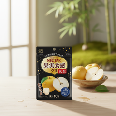 Japanese Fujiya Nectar Fruit Texture Gummy (Japanese Pear) - Japanbasket Box Edition