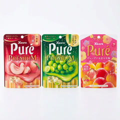 Kanro Pure Gummy Candy Box: Premium Fruit Jellies, Sour Gummy Snack