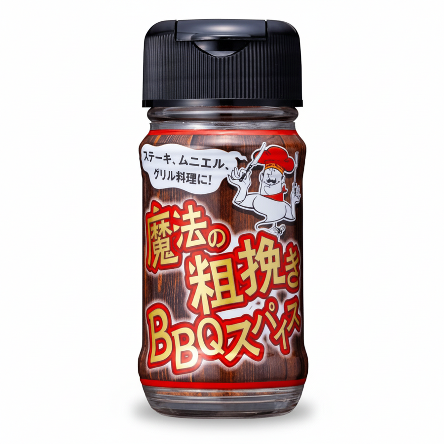 Japanese Magic Coarse Grind, Barbecue Flavor | Japanbasket Box Edition