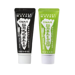 Tamaruya Shizuoka Hon Wasabi Set: Mizuki & Chopped Wasabi, Sushi Soy Sauce