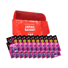Japanese Nobel Confectionery Peta Gummy Grape Flavor | Japanbasket Box Edition
