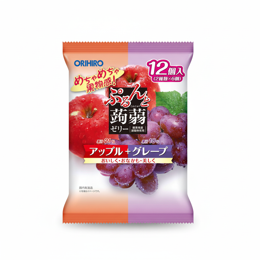 Traditional Japanese Orihiro Purunto Konnyaku Jelly - Japanbasket Box Packaging