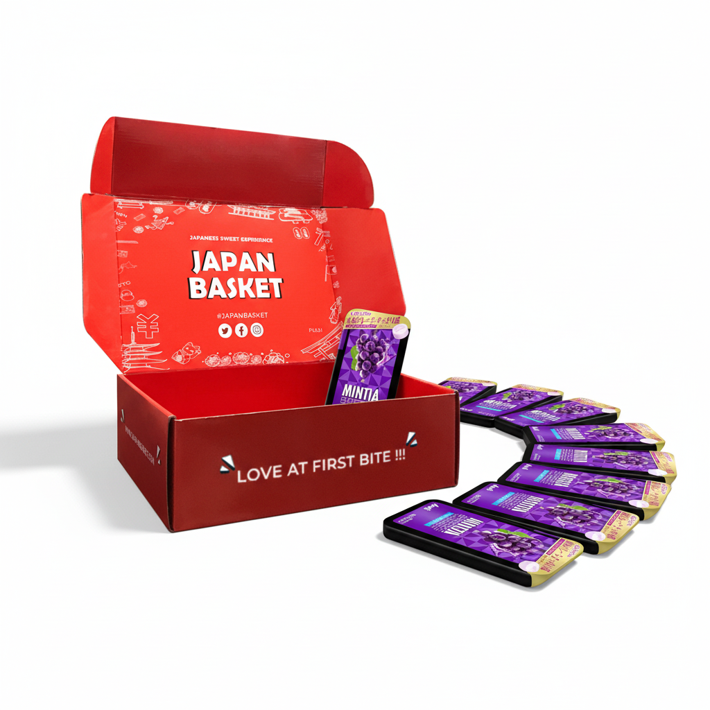 Japanese Asahi Mintia Breeze Fresh Grape - Japanbasket Box Edition