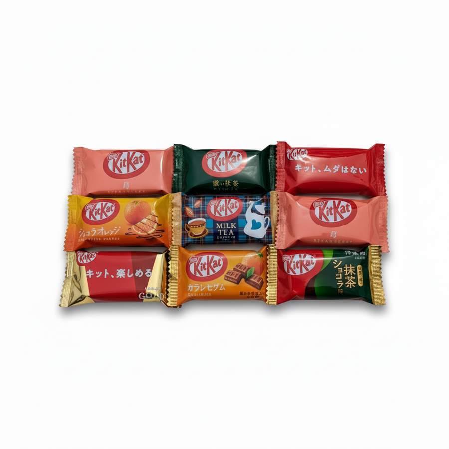 KitKat Mini Variety Gift Box, Japanese KitKats Flavours Taste Comparison 18pcs