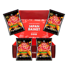 Japanese Koikeya Karamucho Chips, Hot Chili Flavor | Japanbasket Box Edition