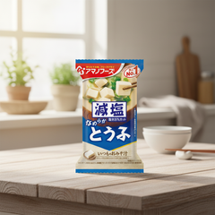 Bulk Amano Foods Reduced Salt Itsumono Miso Soup Tofu Collection (Japanbasket Box)