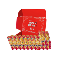 Japanese Glico Karujaga, Umai Taste | 12 Packs Japanbasket Box Edition