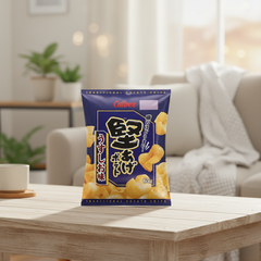 Traditional Japanese Calbee Kataage Potato, Light Flavor | Japanbasket Box Packaging