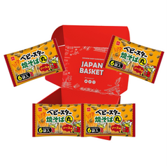 Traditional Japanese Baby Star Yakisoba Round Sauce Flavor | Japanbasket Box Packaging
