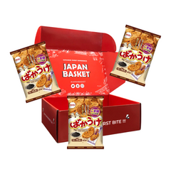 Traditional Japanese Kuriyama Rice Candy Bakauke Sesame Fried | Japanbasket Box Packaging
