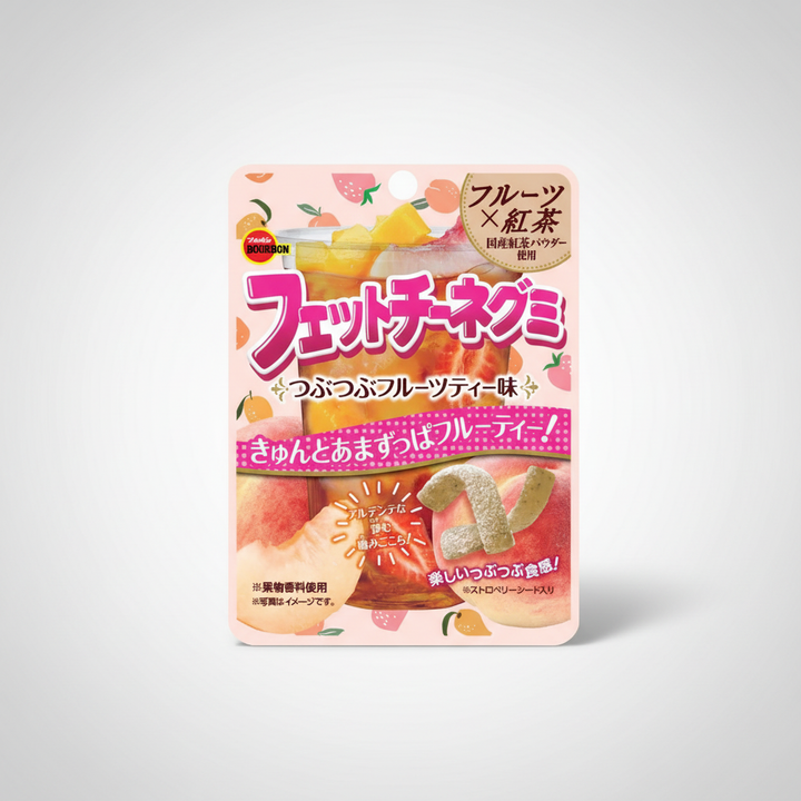 Japanese Bourbon Fettucine Gummy Tea Flavor - Japanbasket Box Edition