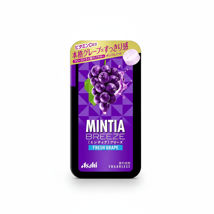 Japanese Asahi Mintia Breeze Fresh Grape - Japanbasket Box Edition