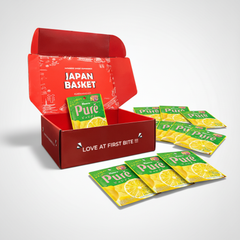 Japanese KANRO Pure Gummy Lemon Flavor | Japanbasket Box Edition
