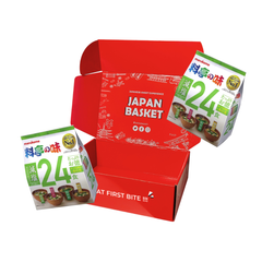 Traditional Japanese Marukome Plenty of Value Ryotei Miso Soup Flavor Reduced Salt | 2 Pieces Japanbasket Box Packaging
