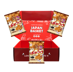 Traditional Japanese Kuriyama Rice Candy Bakauke Sesame Fried | Japanbasket Box Packaging