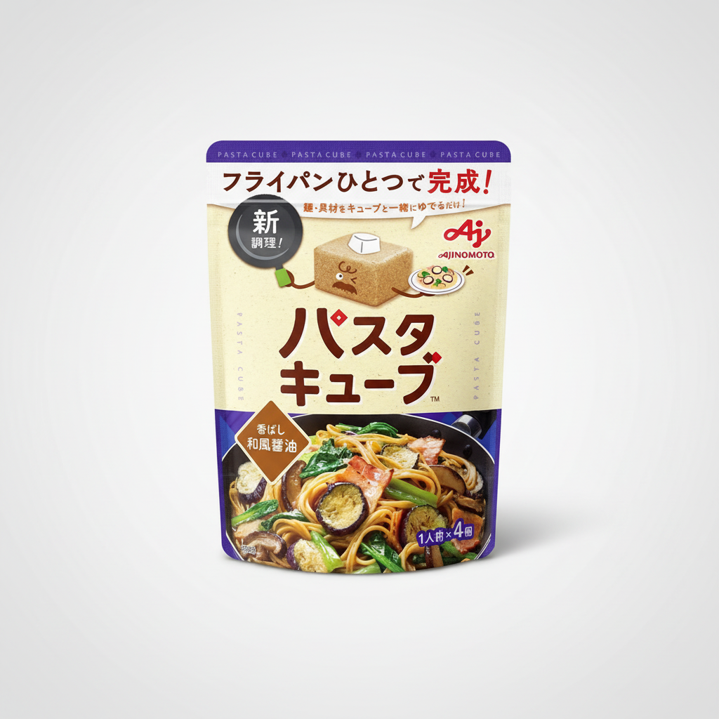 Japanese Ajinomoto Pasta Cube, Fragrant Soy Sauce - Japanbasket Box Edition