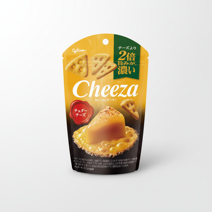 Japanese Ezaki Glico Raw Cheese Cheese, Cheddar Cheese | Japanbasket Box Edition