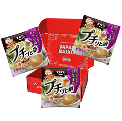 Japanese Ebara Foods Petit & Pot with Sesame Pot - 3 Pieces Japanbasket Box Edition