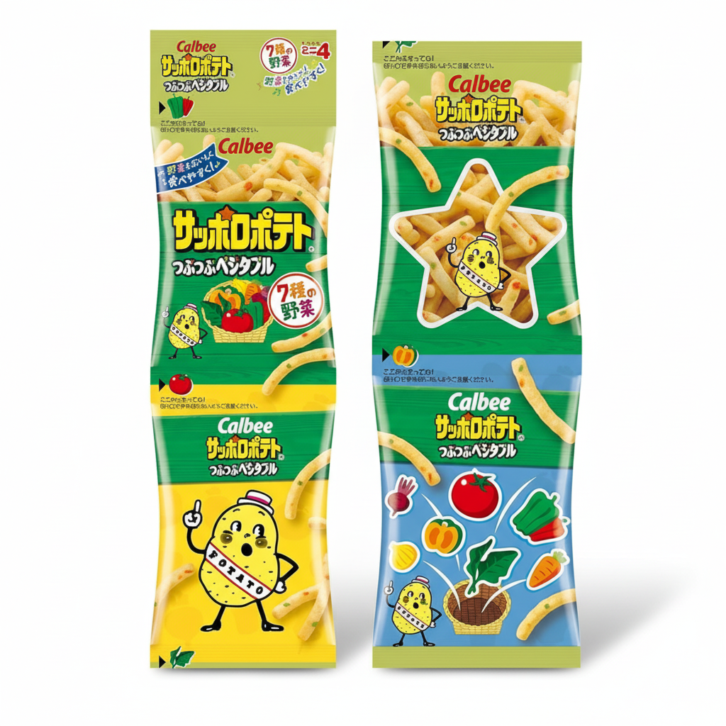 Japanese Calbee Sapporo Potato Snacks | Japanbasket Box Edition