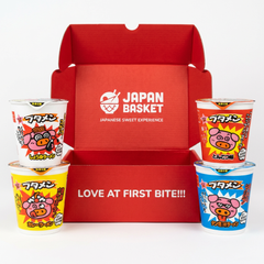 Oyatsu Butamen Ramen Cup Noodle Box: Japanese Instant Ramen Variety Pack