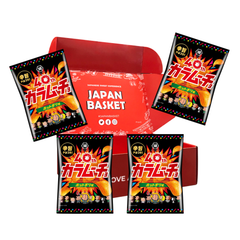 Japanese Koikeya Karamucho Chips, Hot Chili Flavor | Japanbasket Box Edition