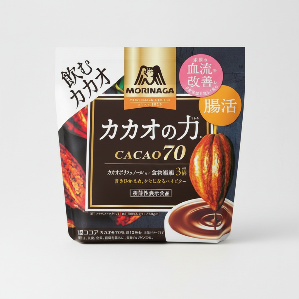Japanese Morinaga CACAO 70 Powder - Japanbasket Box Edition