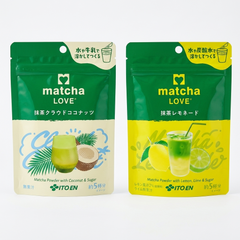 Itoen Matcha Love Powdered Drink Mix - Cloud Coconut or Lemonade