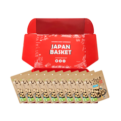Japanese iSDG Medical Food Dotcom Shiitake Snack, Salted Horse Flavor | Japanbasket Box Edition