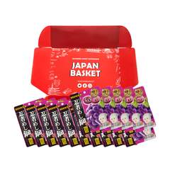 Traditional Japanese UHA Mikakuto Ninja Steel Grape Gummy | Japanbasket Box Packaging