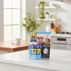 Japanese 森永製菓牛乳で飲むココア | Japanbasket Box Edition