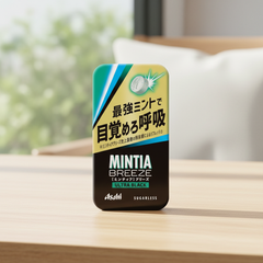 Traditional Japanese Asahi Mintia Breeze Ultra Black | Japanbasket Box Packaging