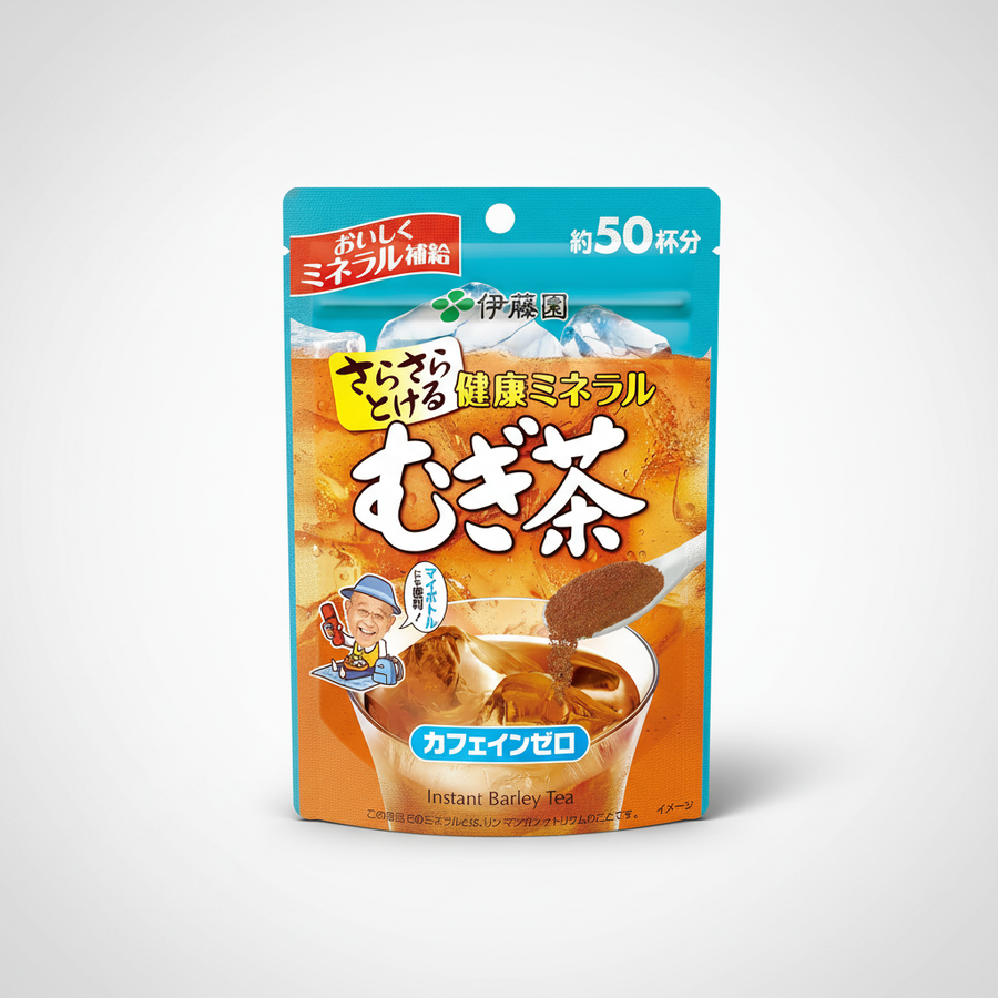 Japanese Itoen Smooth Healthy Mineral Mugicha (Barely Tea) - Japanbasket Box Edition
