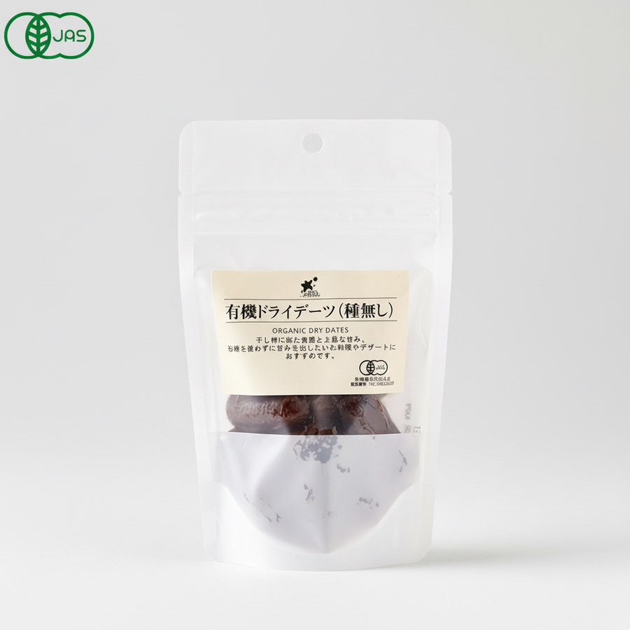 Japanese Biomarket Biomarche Organic Dry Dates, Seedless | Japanbasket Box Edition