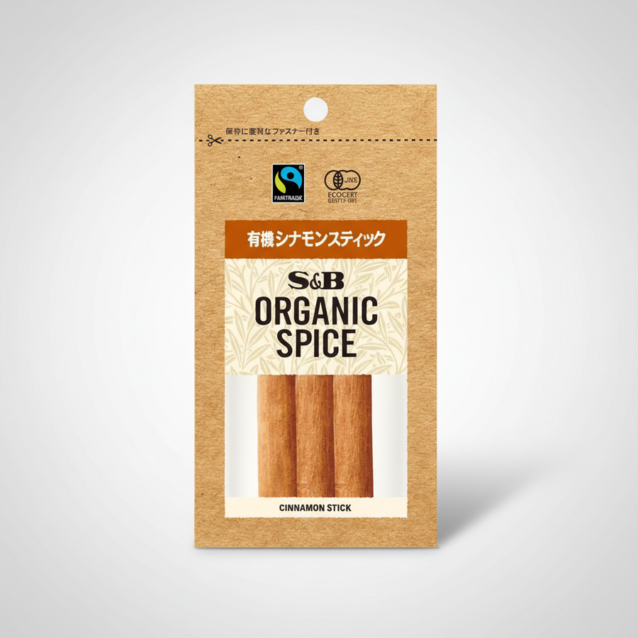 Japanese ORGANIC SPICE Organic Cinnamon Sticks - Japanbasket Box Edition