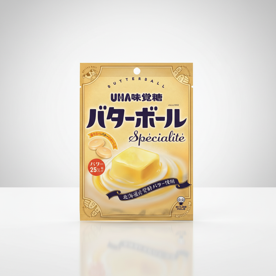 Japanese UHA Mikakuto Butter Ball Specialty | Japanbasket Box Edition