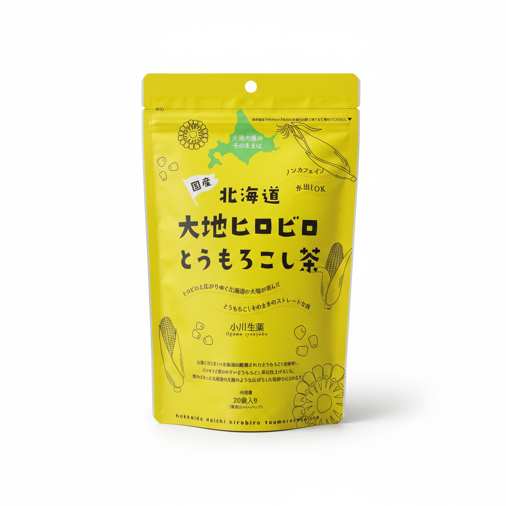 Japanese Ogawa Seikyu Hokkaido Daichi Hirobiro Corn Tea | Japanbasket Box Edition