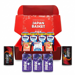 Kracie Frisk Mint Candy Variety Pack, Fruity Grape, Peach, Extreme Black