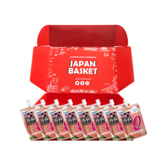 Premium ORIHIRO Pudding Konjac Jelly - Zero Calorie White Peach Flavor - Japanbasket Box for Family Use